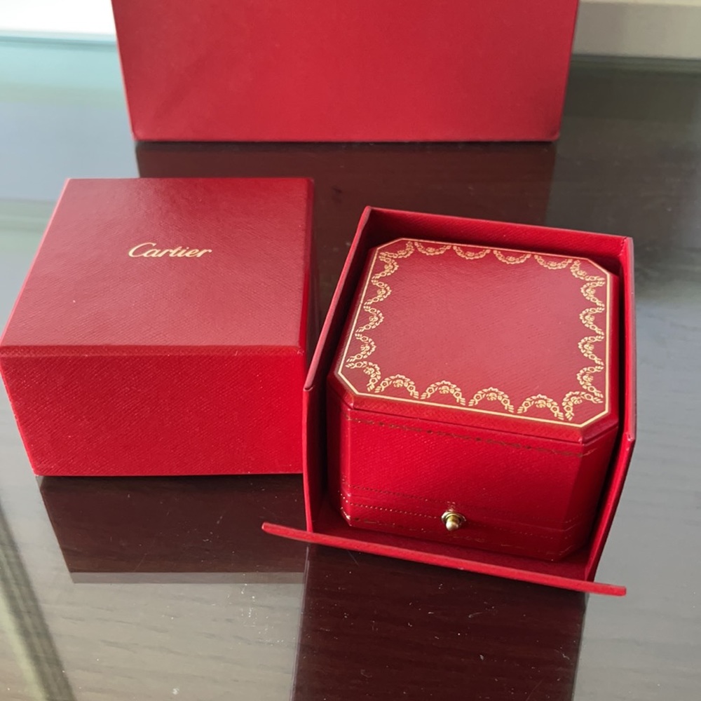 Cartier shopping bag & ring box - Picture 4 of 8